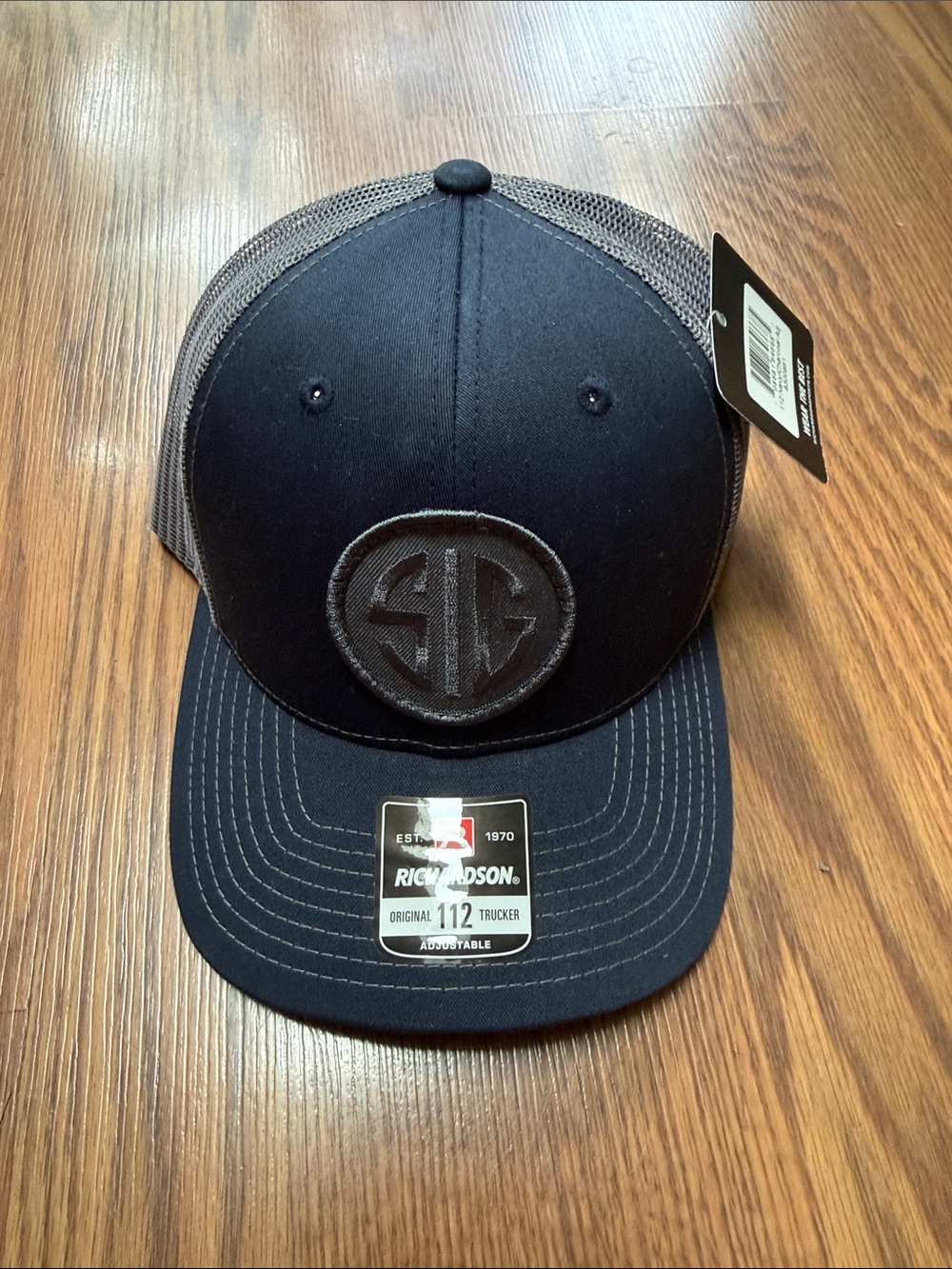 Sig sauer Black Trucker Hat with Embroidered sig patch